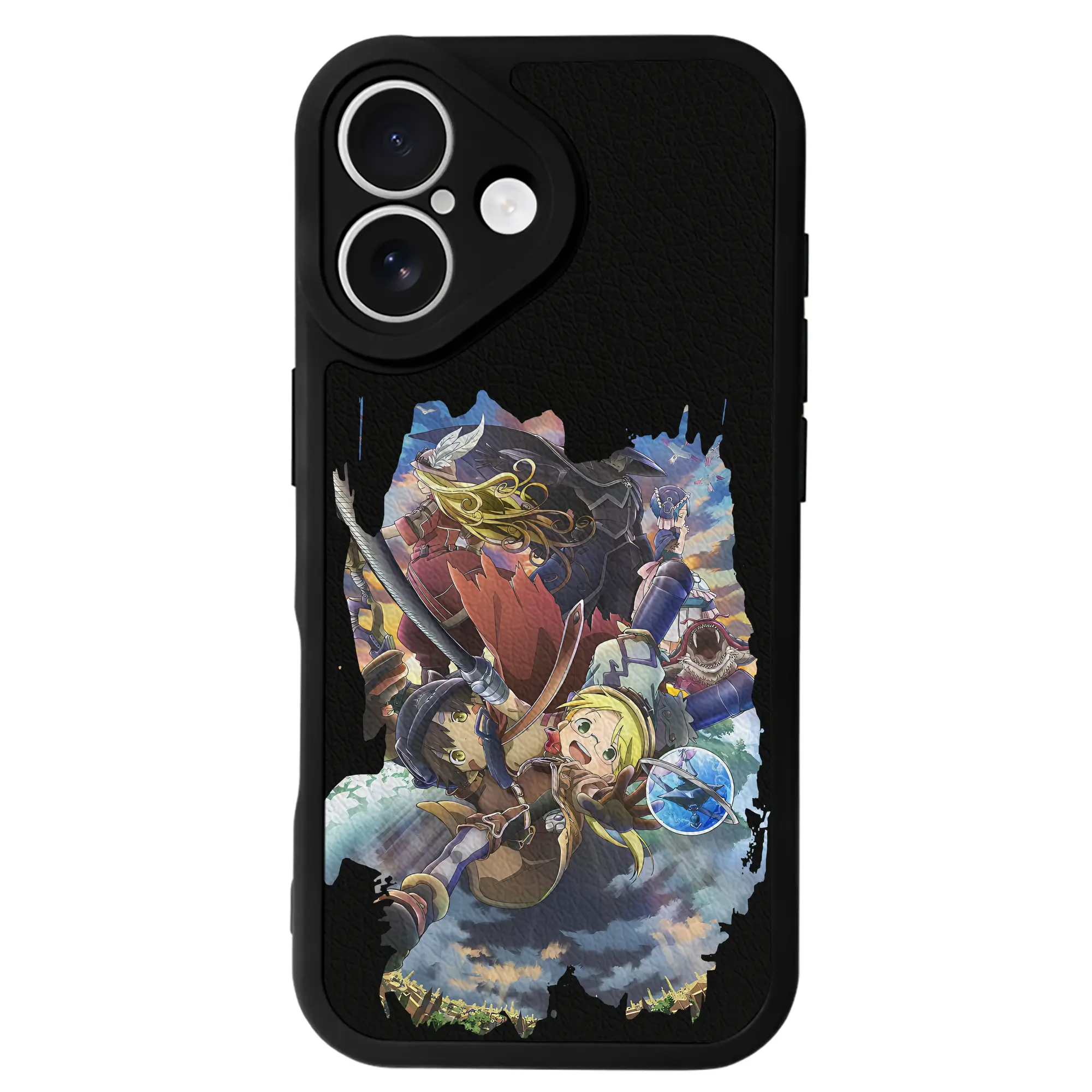 メイドインアビス グッズ,リコ - IPhone 16シリーズ対応 ・ シリコンスマホケース ・ レザー調 ・ 高精度フィット ・ 耐衝撃 ・ ワイヤレス充電対応 ・ 精密カット